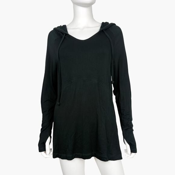 CAbi Sweaters - CABI Fireside Long-Sleeve Pullover Hoodie Sweatshirt (Black | Size S)